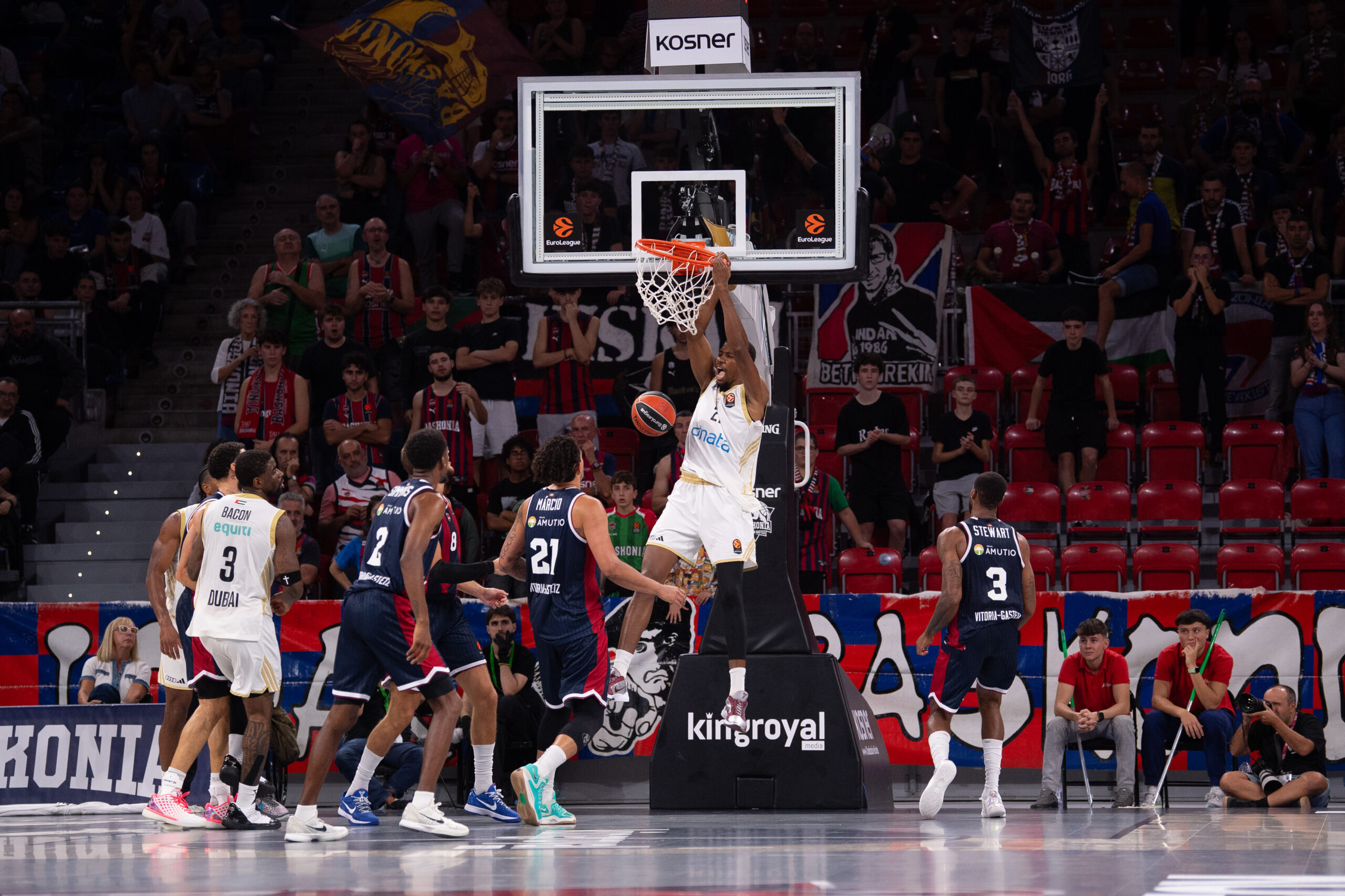 Dubai Basketball secure first EuroLeague away win of the season in Spain