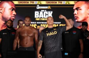 Wardley out for revenge in WBO heavyweight title rematch with Dubois