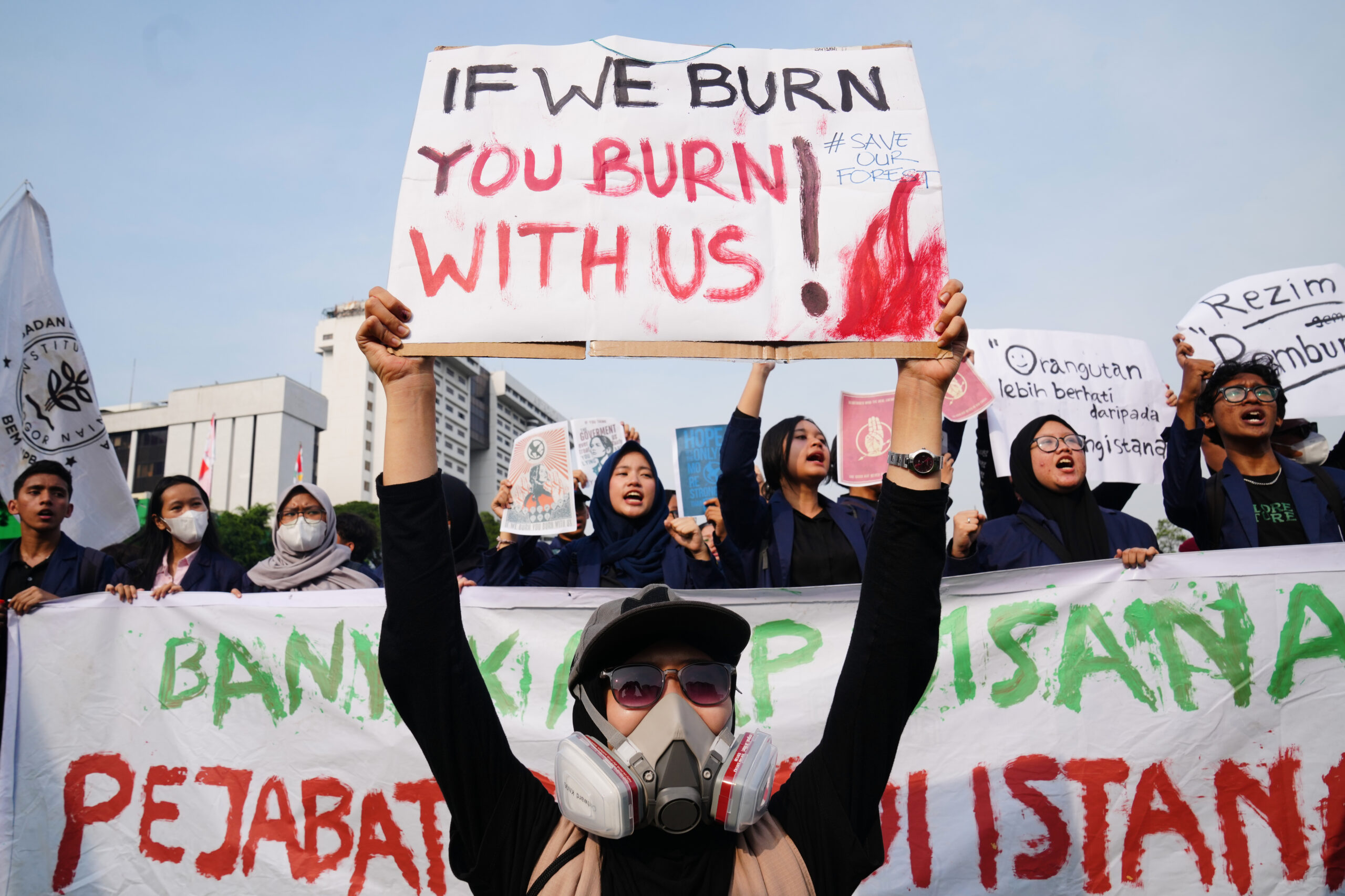 Indonesia’s wildfire crisis sparks nationwide anti-government protests