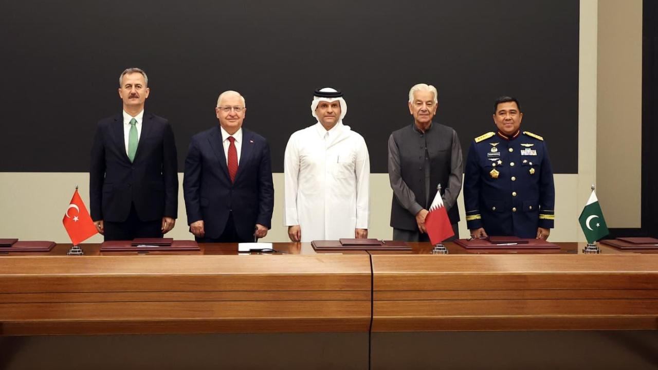 Turkiye, Qatar, Pakistan, Indonesia sign defense cooperation accord, Ankara says