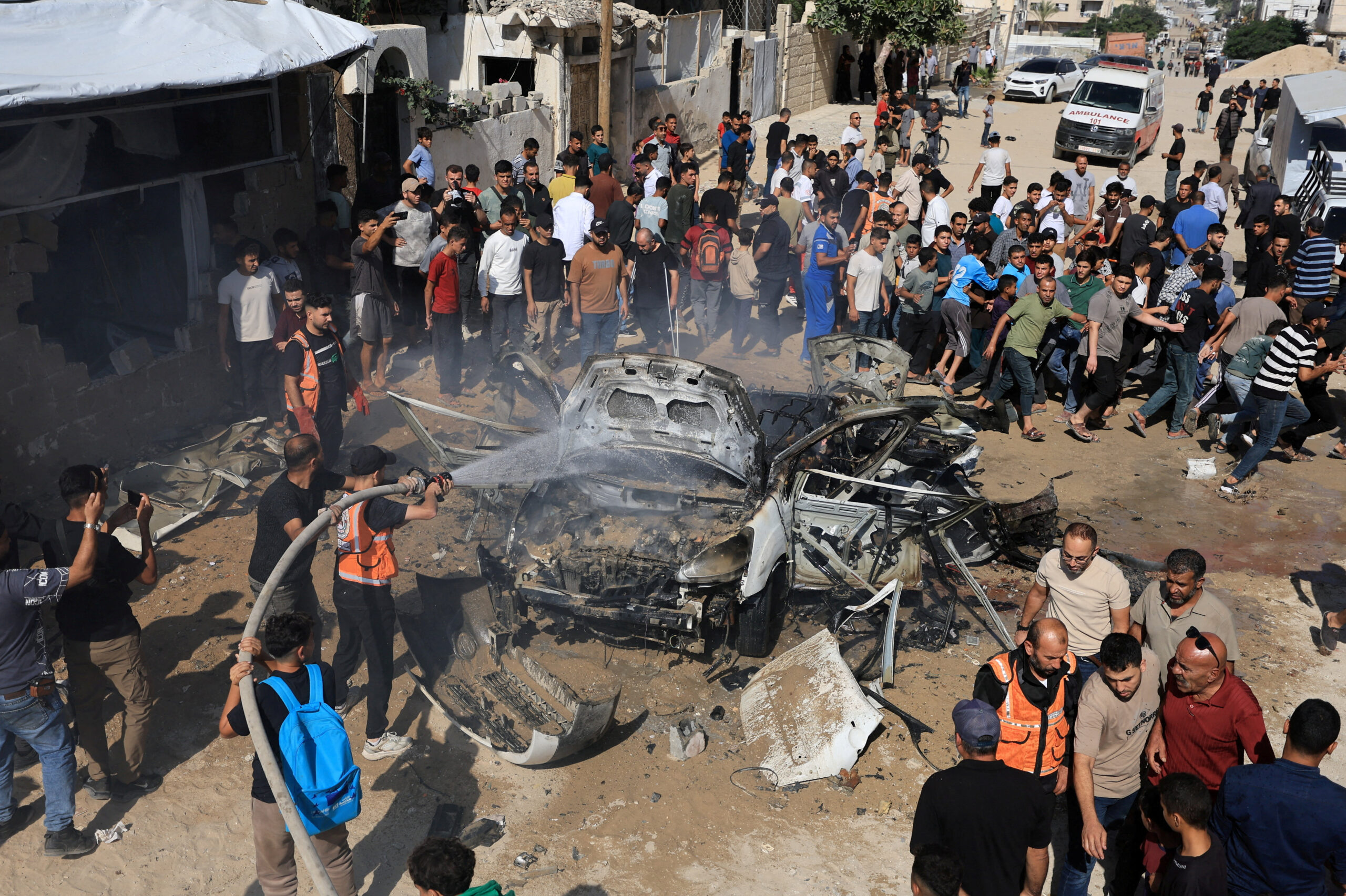 Israeli fire kills 3 people in Gaza, medics say