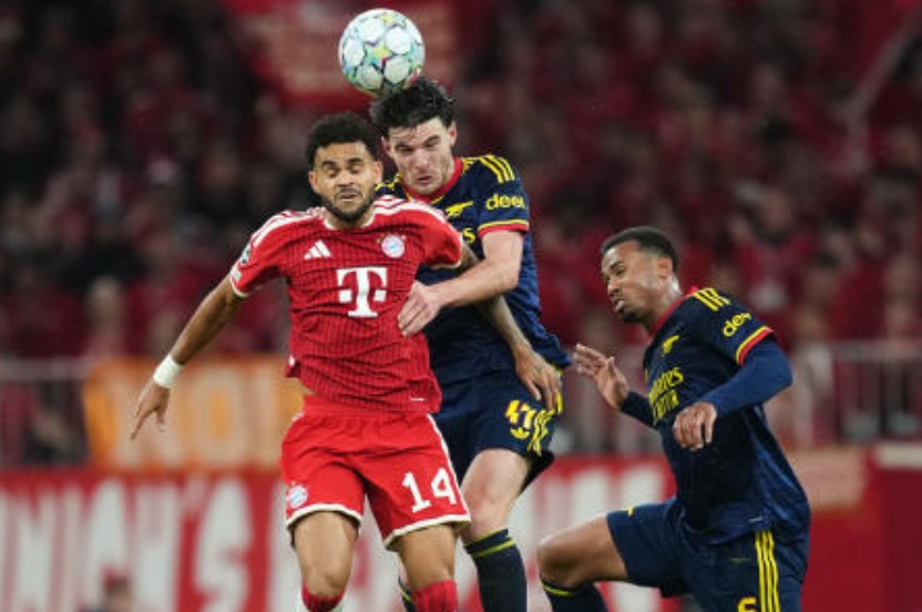 Bayern winger Diaz ruled out with hamstring tear