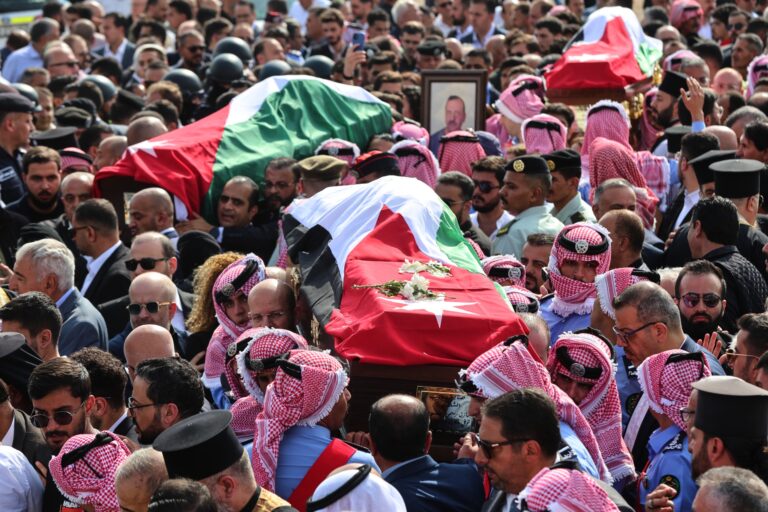 Jordan’s Queen Rania, Crown Prince Hussein mourn 9 killed in church attack
