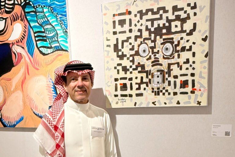Saudi artist turns barcodes into portraits of identity at Paris exhibition