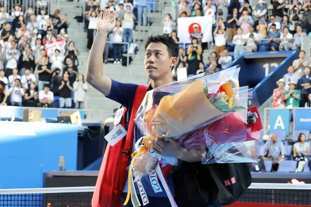 Nishikori Bows Out for Final Time in Tokyo as Crowd Salutes Japanese Trailblazer