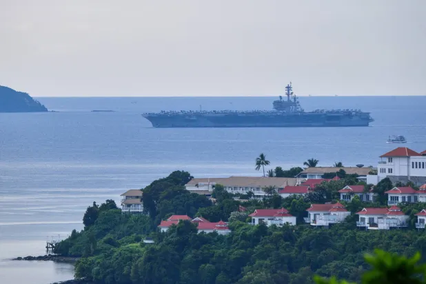 US Carrier George H.W. Bush Visits Thailand after Middle East Deployment