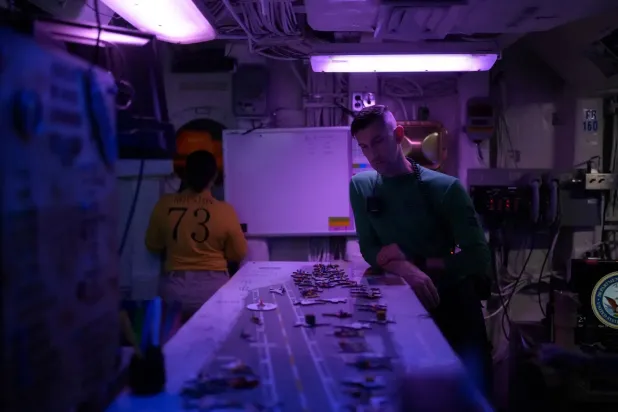 Thousands of Young Sailors Adjust to Iran War Aboard USS George Washington