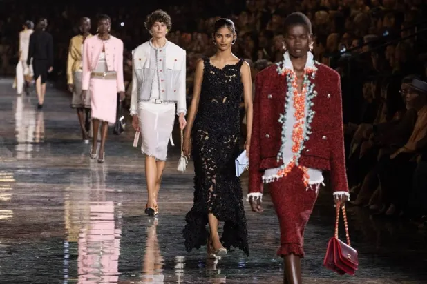 Chanel Unveils Tiger-Print Tweed and Sheer Skirt Suits in Spring/Summer Paris Show