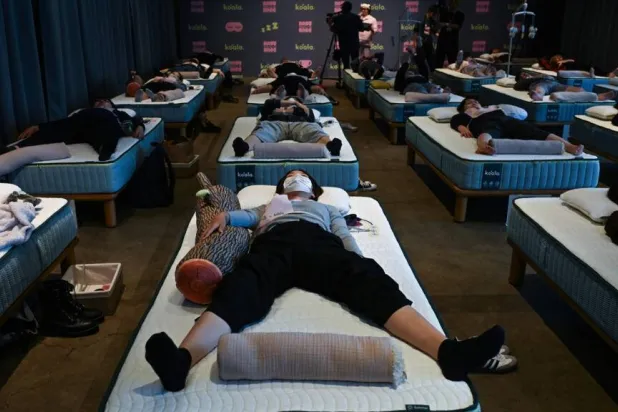 Ready, Set, Snooze: Sleep-deprived Japanese Compete for Best-rested