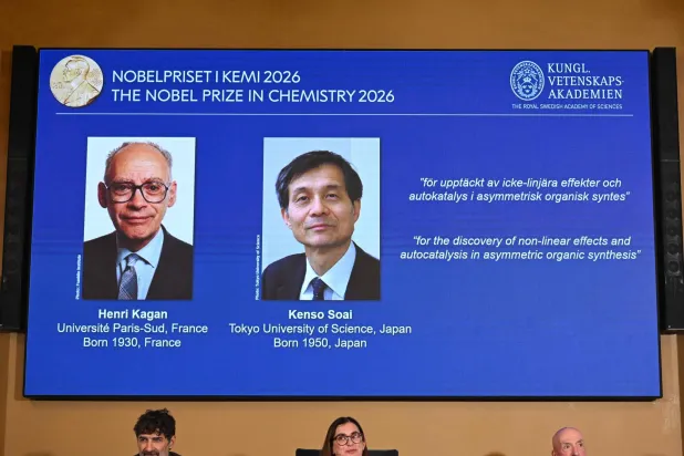 Nobel Prize in Chemistry Awarded to Kagan, Soai for Untangling Mirror Images in Molecules