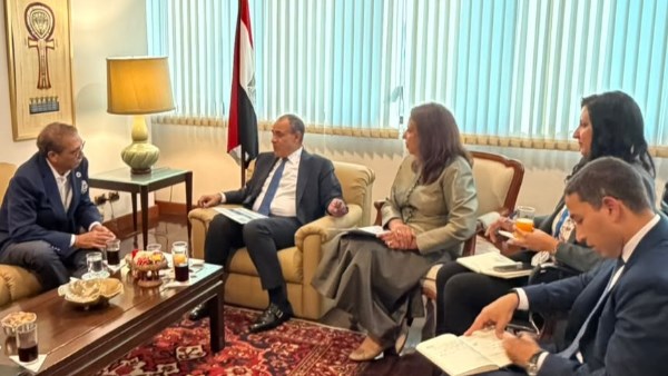 وزير الخارجية يبحث مع رئيس «إندوراما فنتشرز» التايلاندية زيادة الاستثمارات وتوسيع التصنيع في مصر