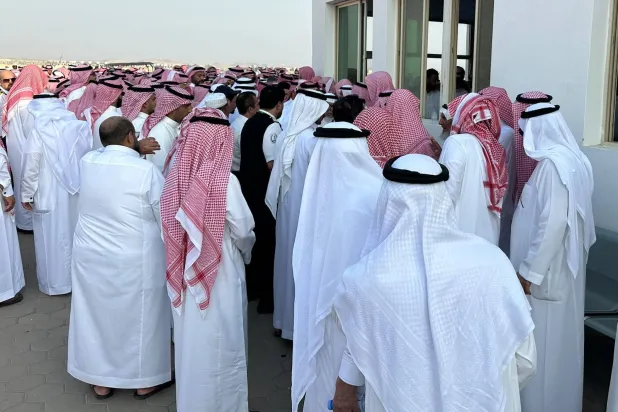 Crowds Attend Funeral of Saudi Pilot Hamoud Alkalthami in Jeddah