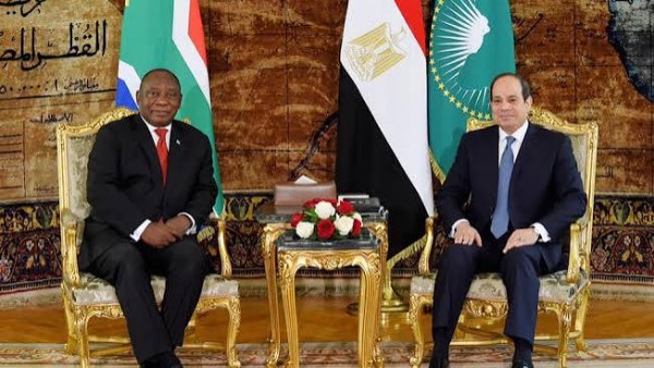 الرئيس السيسي: نعتز بالعلاقات التاريخية مع جنوب أفريقيا ونسعى للارتقاء بها