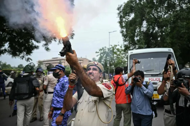 Opposition, Journalists Allege Police Abuses during India Protests