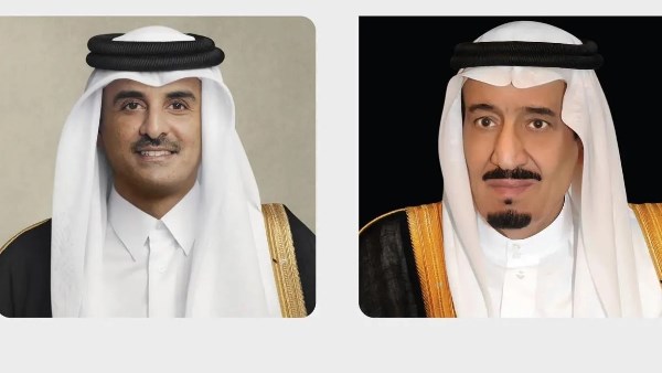 خادم الحرمين الشريفين يتلقى رسالة خطية من أمير قطر تتعلق بالعلاقات الثنائية