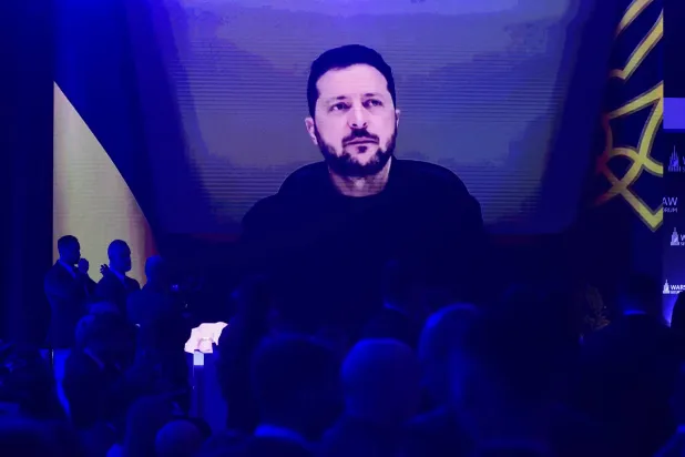 Zelenskyy Says Ukraine Received No Intelligence from Partners About Missiles Headed to Kyiv