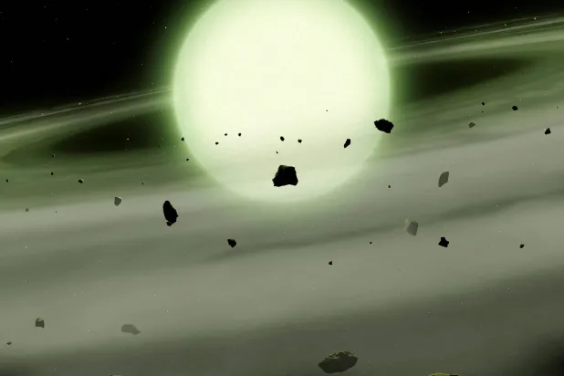 Newly Identified Green Star Leaves Astronomers Amazed