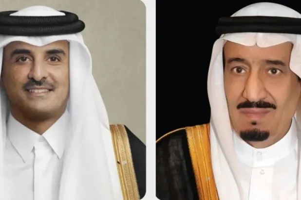 Custodian of the Two Holy Mosques Receives Written Message from Emir of Qatar