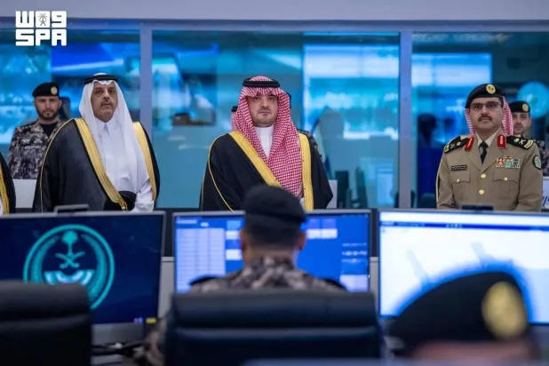 Saudi Interior Minister Reviews Facilities Security Forces Operations in Riyadh