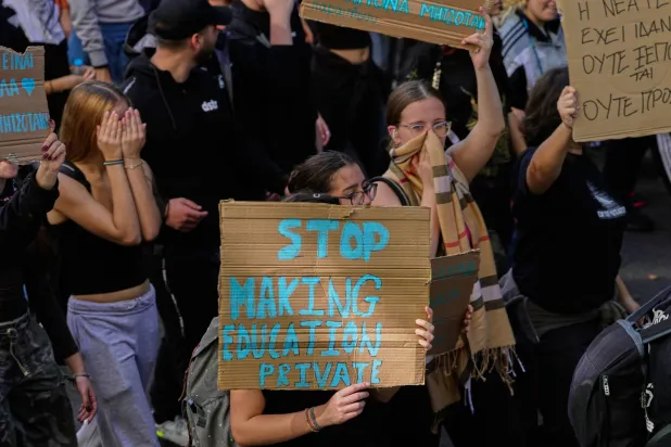 Greek Students, Teachers, Civil Servants Plan Protests