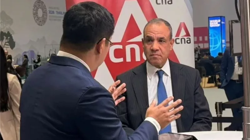 وزير الخارجية يجري حوارا مع قناة”CNA” التايلاندية