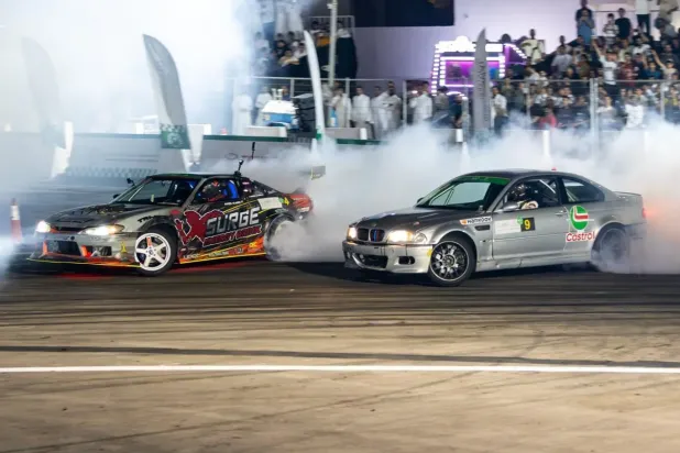 Al-Arabi Wins Second Round of Saudi Toyota Drift Championship in Al-Ahsa