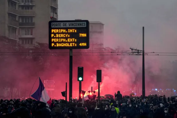 More Than 400,000 Protest Across France