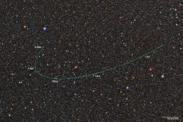 Possible New Dwarf Planet Identified Orbiting Beyond Pluto