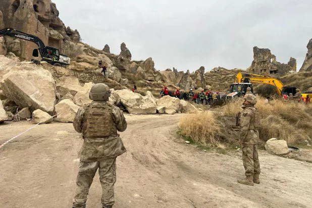 Three Dead in Rock Spire Collapse at Türkiye’s Cappadocia