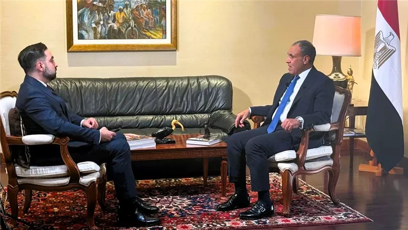 بدر عبد العاطي يستعرض مع «سكاي نيوز عربية» تطورات الأوضاع الإقليمية وأولويات التحرك المصري