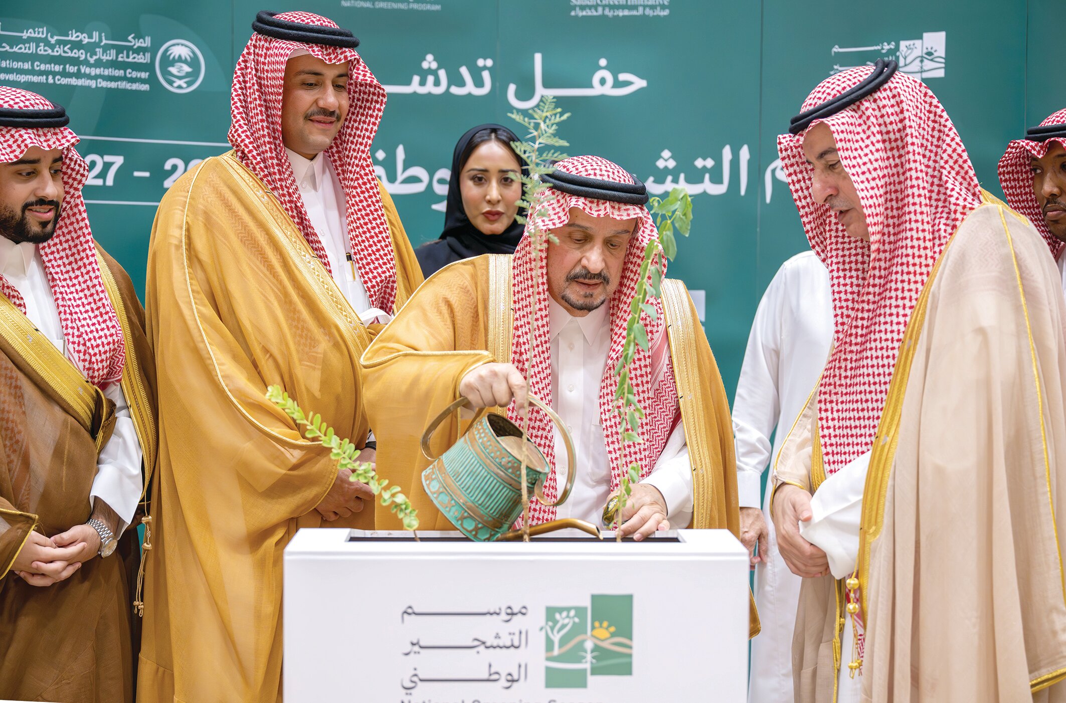 أمير الرياض يدشّن موسم التشجير الوطني