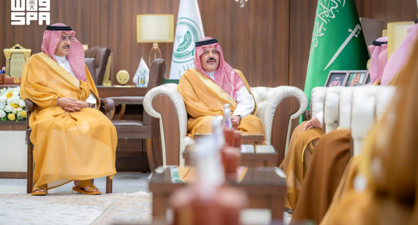 أمير منطقة حائل يستقبل مساعد وزير التجارة