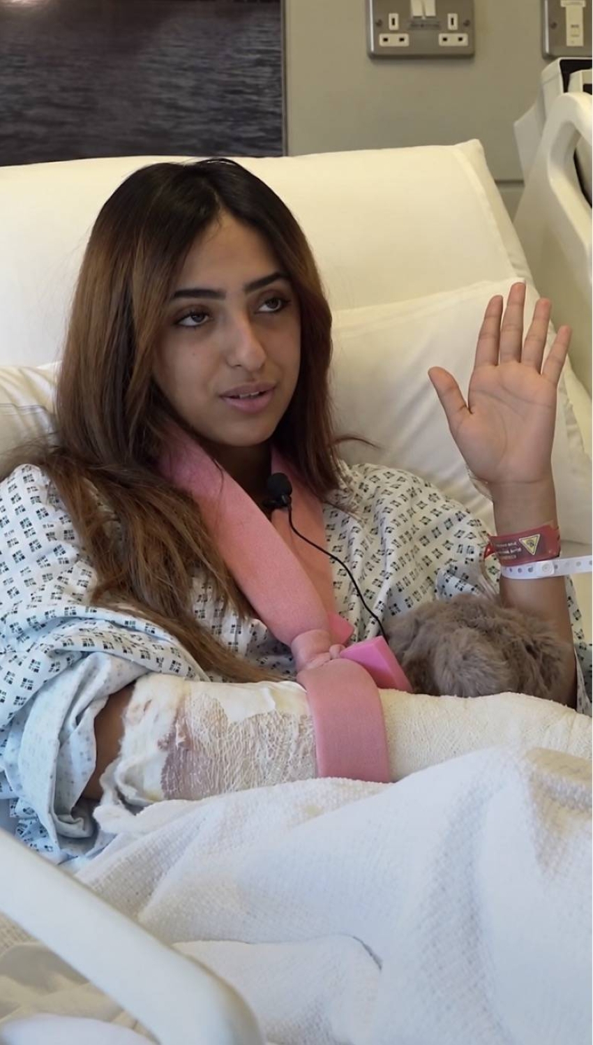 بطلة التايكوندو صباح عسيري تروي تفاصيل إصابتها في قصف مطار الرياض