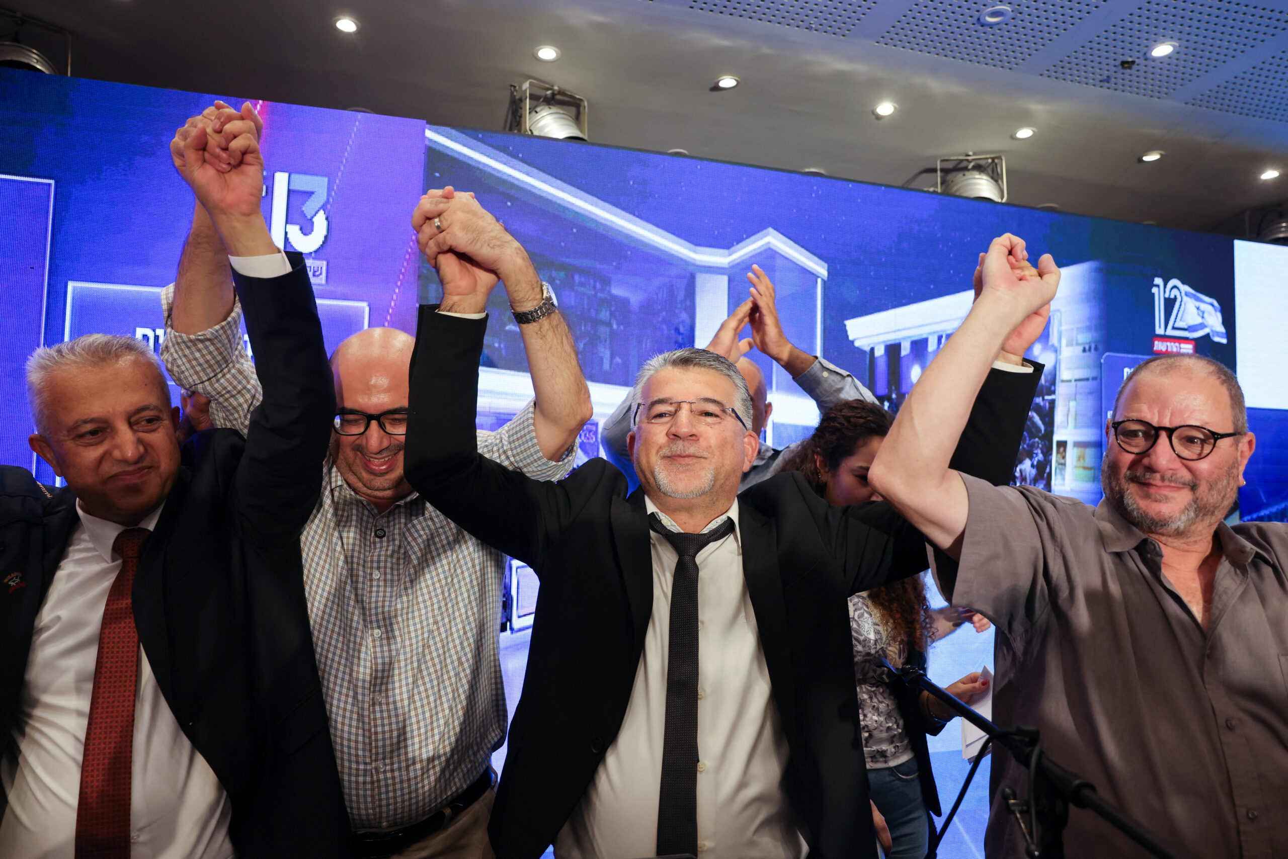 Israeli opposition gains ground as exit polls leave Netanyahu short of a majority