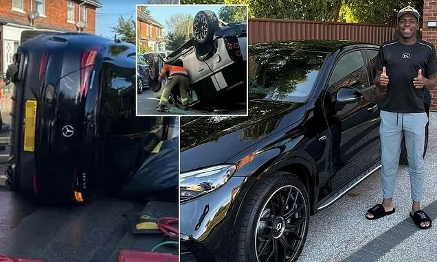 بعد 20 يومًا من حادث زميله.. انقلاب سيارة لاعب هال سيتي
