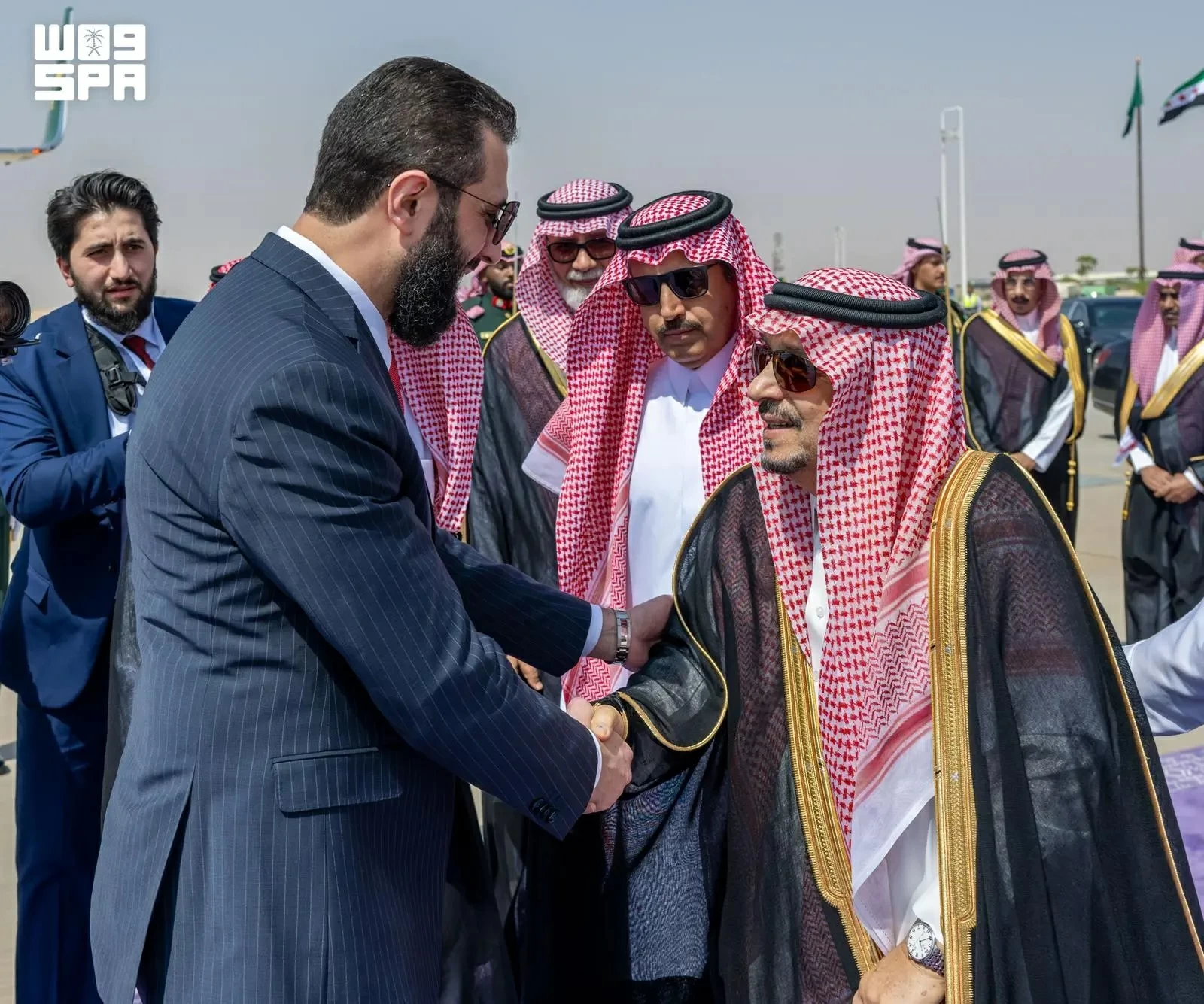 الرئيس السوري يصل إلى الرياض