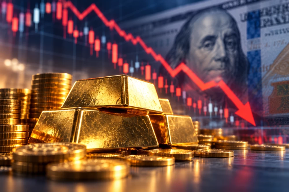 الذهب يتراجع إلى قرب 4145 دولاراً.. والأسواق تترقب «الفيدرالي»