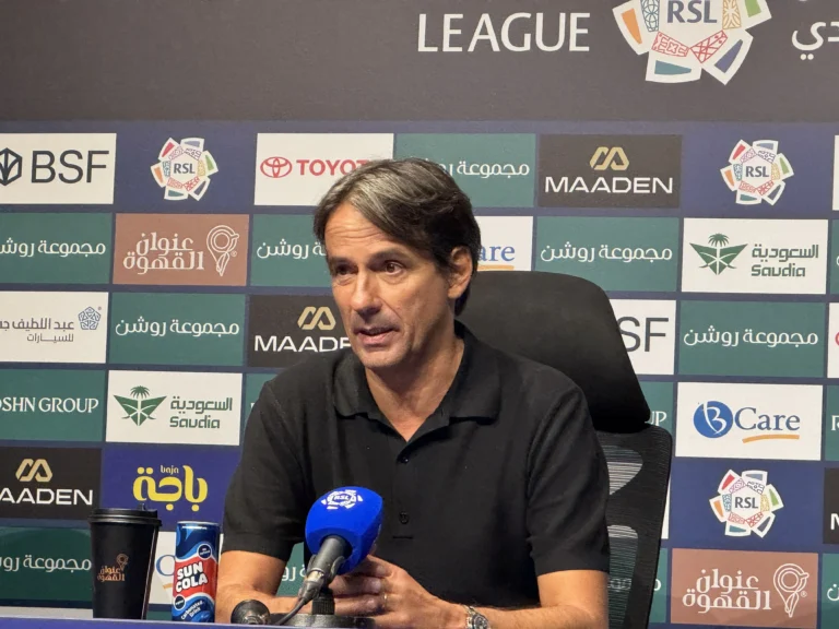 إنزاغي: كان بإمكاننا تسجيل 6 أهداف أمام الاتحاد