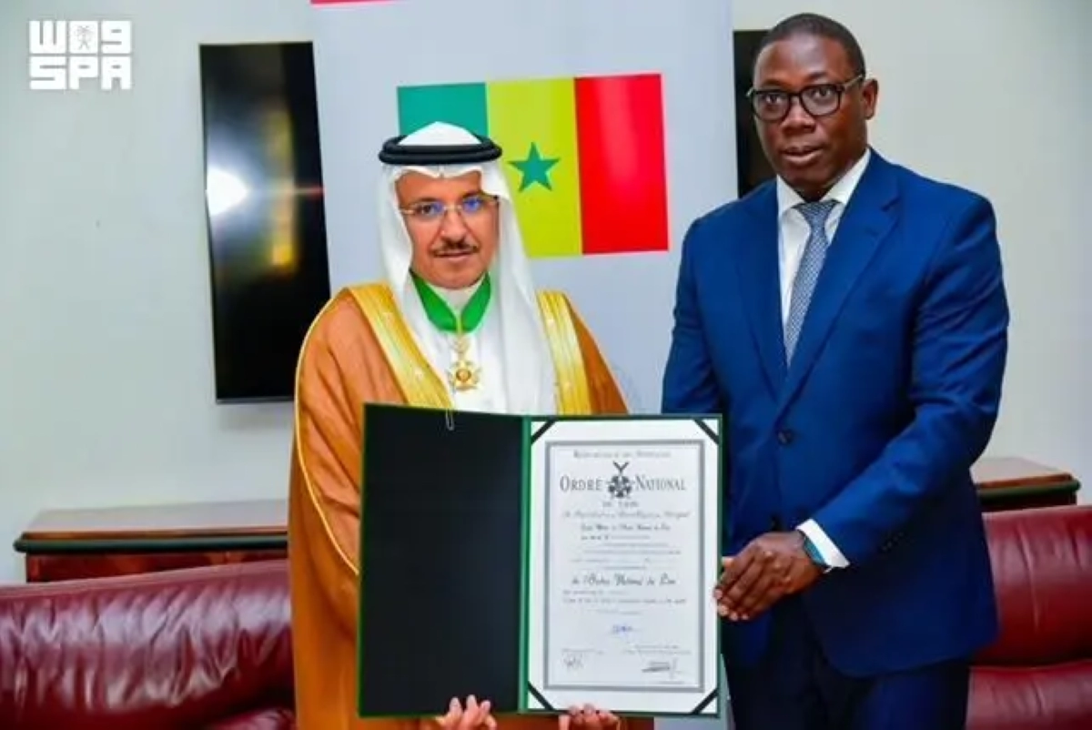Saudi ambassador awarded with Senegal's highest national honor