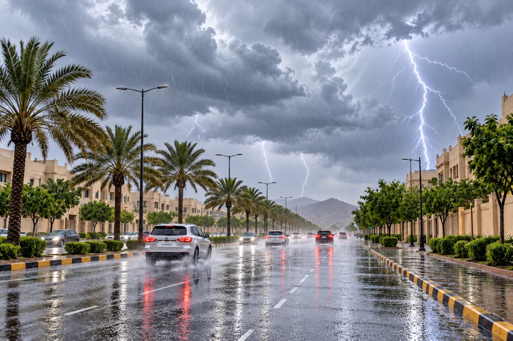 أمطار على مناطق المملكة.. وتحذيرات من السيول