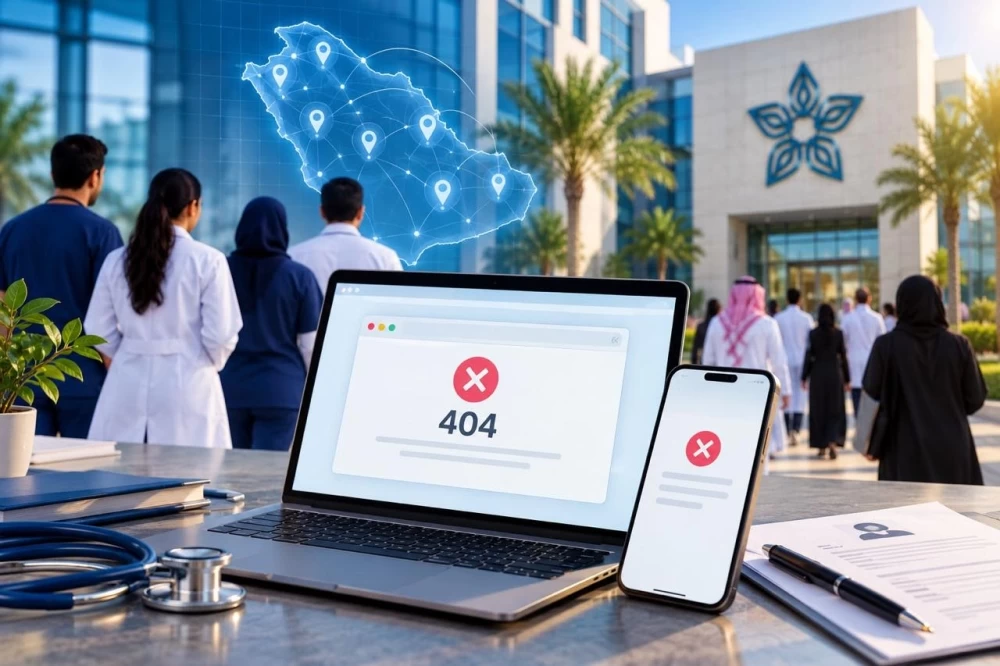 «404» يربك طالبي 4291 وظيفة.. «الصحة القابضة»: بلّغوا عن الأعطال عبر «واتساب»