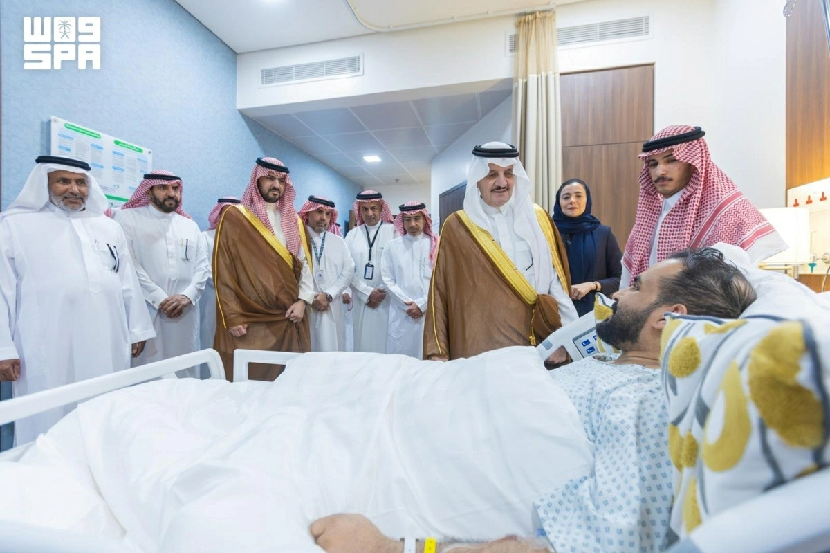 Eastern Province emir visits survivor of Houthi attack on Dammam airport