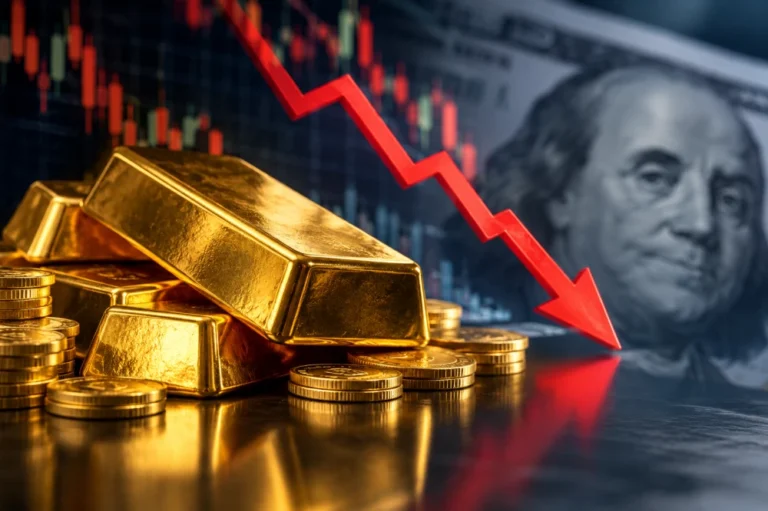 الذهب يتراجع إلى 4039 دولاراً للأوقية وسط ارتفاع الدولار