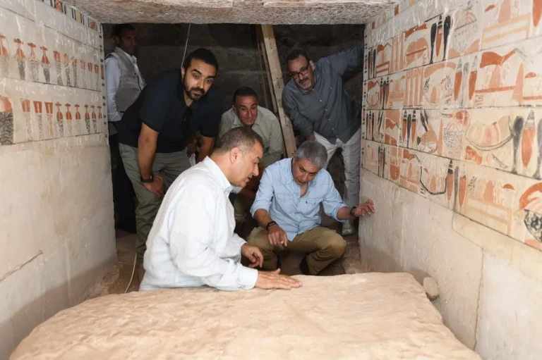 Ancient Egyptian official’s tomb unearthed at Saqqara