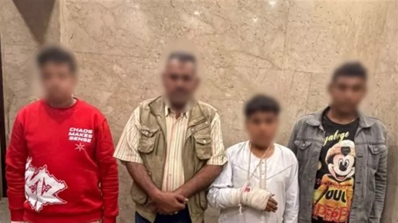 ضبط عامل ونجليه في واقعة تعدٍّ على شاب بالقليوبية