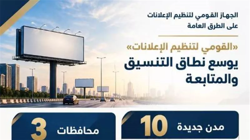 “القومي لتنظيم الإعلانات” يتابع إعداد وتنفيذ المخططات الإعلانية بـ13 محافظة ومدينة جديدة