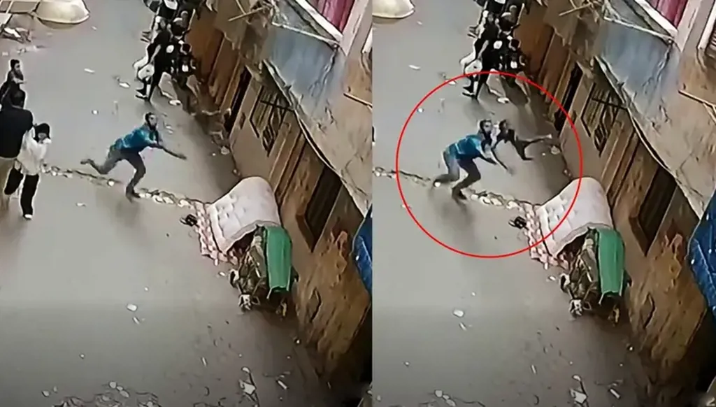 بالفيديو- طفل يسقط من شرفة في مصر… وشاب ينقذه في اللحظة الأخيرة
