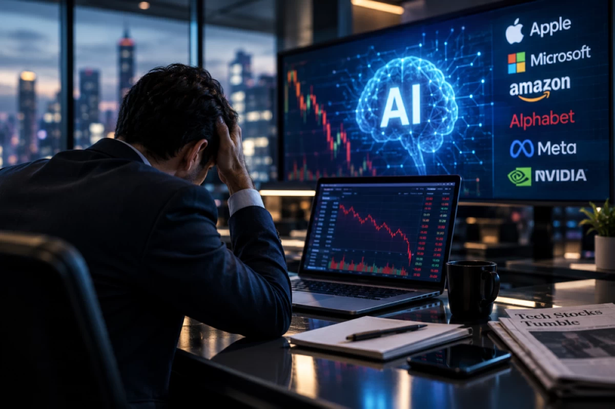 جمعة سوداء على عمالقة التقنية.. تريليون دولار في مهب الريح