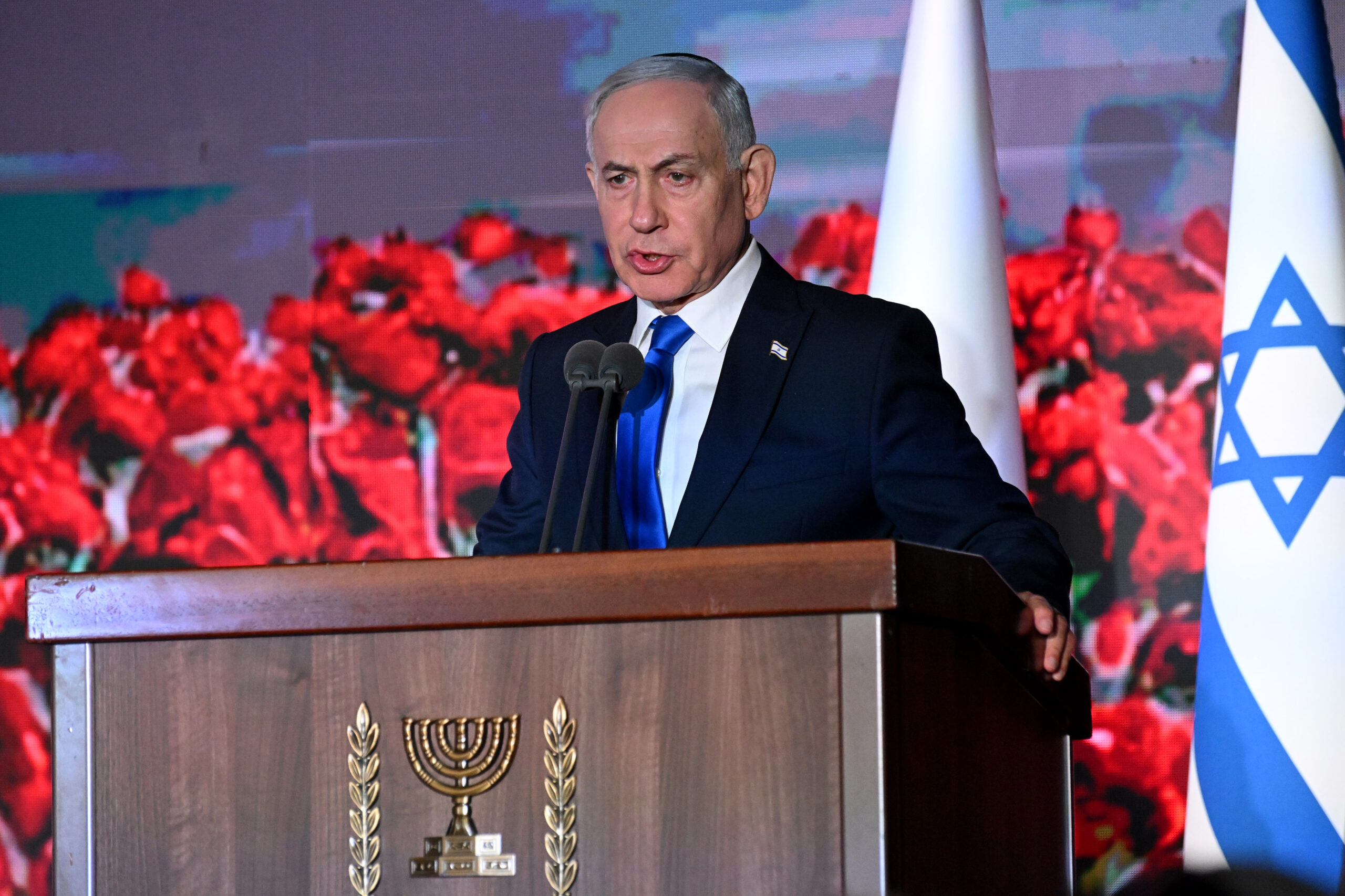 At Oct 7 memorial, Netanyahu says will be no Hamas rule in Gaza