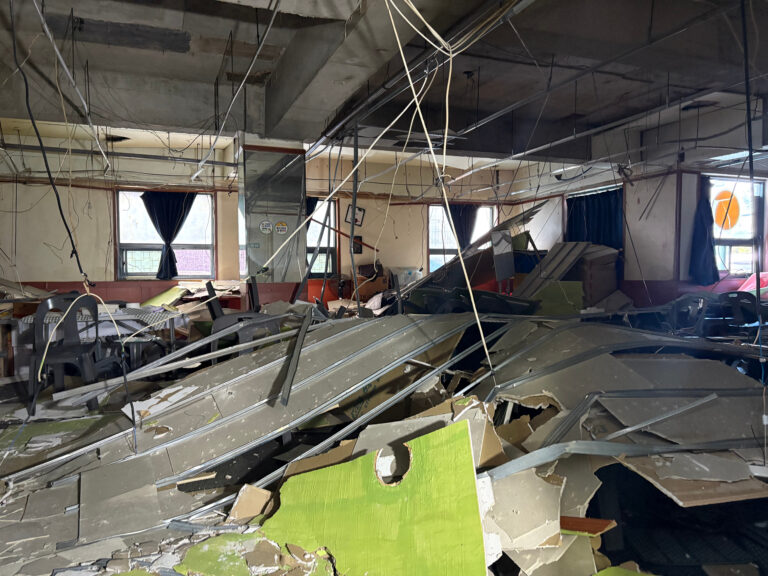 At least 38 people hurt after supermarket ceiling collapses in South Korea’s Daegu city
